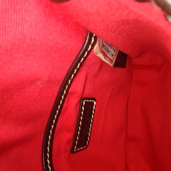 Dooney & Bourke x Disney Sketch Embossed Leather Crossbody Handbag Blue/Brown - Picture 11 of 14